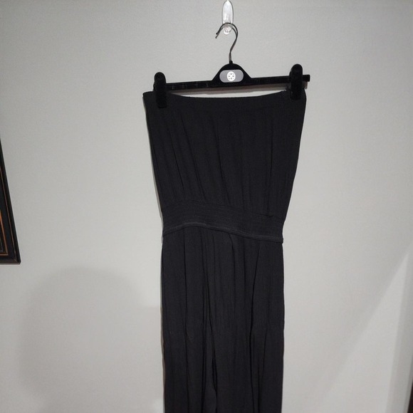 Dresses & Skirts - Beca black strapless romper with back tie waist'